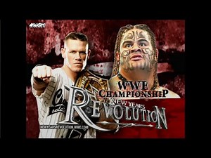 WWE New Year's Revolution 2007 - Official And Full Match Card HD (Vintage)