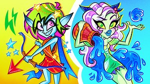 ✨Everything is magic in Teen-Z world!✨ Greeny and Mermaid got something magical that turns them into their zodiac signs☄ Someone tries to steal their superpower! The battle of zodiac signs begin♒♑ Aren't you curious to see them in their superpower? | Teen-Z