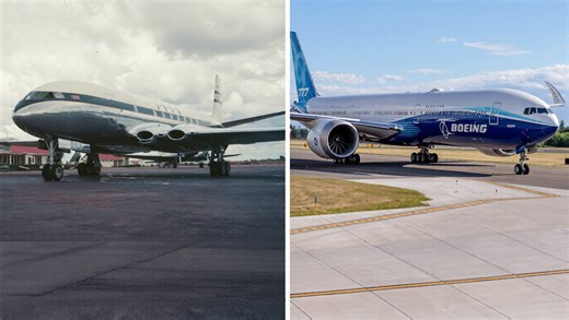 How air travel has changed over time