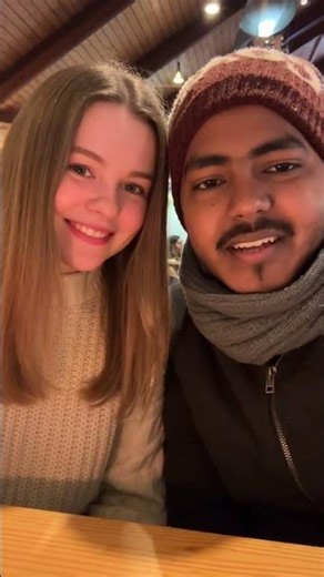 Russian girl🤣🤣 ke sath Moscow street light ❤️