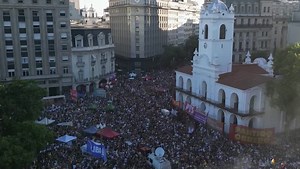 Tens of thousands of Argentines say "enough" to hate speeches by Milei, Buenos Aires, AR - 02 Feb 2025