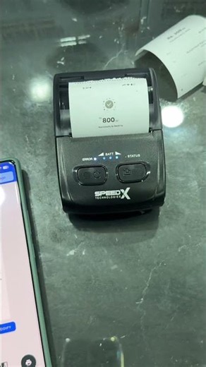 Speed-X BT500M 🖨️🔥 | 58MM Portable Thermal Receipt Printer Review 😳#thermalprinter #business