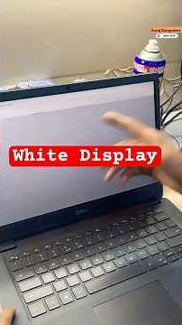 Fix Laptop White Display Problem in Just 1 Minute | Quick Solution! #shorts