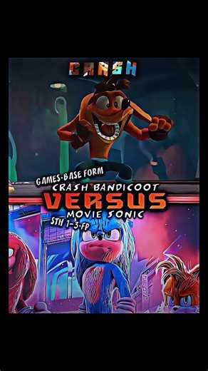 Crash VS Movie Sonic