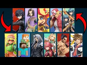 Ranking ALL The Super Smash Brothers Ultimate DLC Fighters