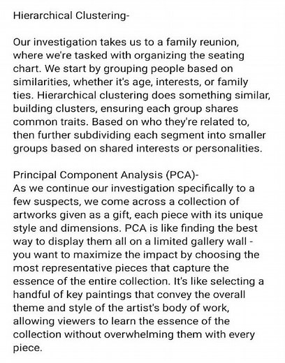 Unsupervised learning concepts-PCA,ICA, hierarchical clustering, expectation maximization algorithm