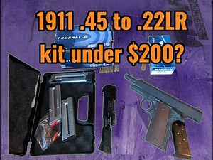 1911 Conversion Kit Accuracy and Review: Blue Line Global .22LR kit for Full Size