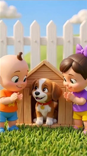 Sad Puppy Gets a New Home 🐶❤️ | ZoobyToons Nursery Rhymes and Kids Song