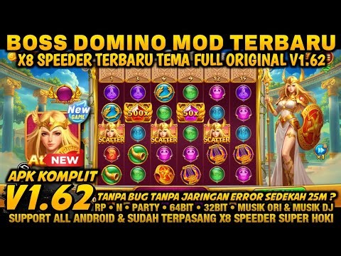 UPDATE❗BOSS DOMINO X8 SPEEDER TERBARU VERSI 1.62 TEMA FULL ORIGINAL | ADA GAME BARU 😲