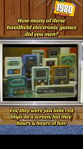 How many of these handheld electronic games did you own? #1980s #toys #nostalgia #1970s #retro | Retroblastfromthepast