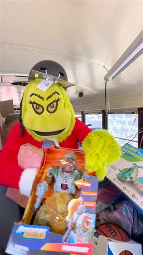 🚔 CRIMINAL INVESTIGATION DIVISION — CASE UPDATE At approximately 1300 hours, investigators documented Incident #002 involving the theft of multiple toys during a community Stuff-A-Bus event. Surveillance footage confirms the suspect remains at large and continues a calculated pattern of holiday-related thievery. The individual is described as green, furry, and last seen wearing a red jacket while attempting to blend in with seasonal cheer. Detectives are actively tracking the suspect’s movement