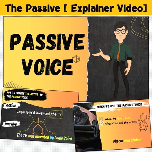 The passive Voice Grammar Summary: Explainer Video