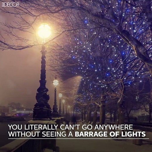 London during Christmas is magical 😍😍😍 via ELLE DECOR | ELLE