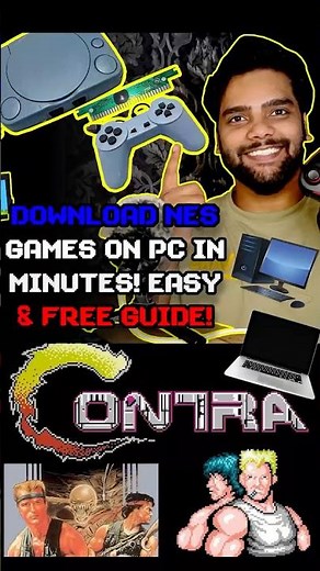 Play NES Games on Your PC in Minutes! #retrogaming #contra #mario #contragame #gaming #nesgames