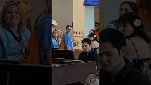 Surprise flash mob lights up my college cafeteria!