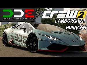 The Crew 2 - Lamborghini Huracán DDE - Customization / Speedpaint