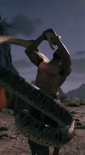 Man vs Python | Deadly Prehistoric Combat #animals #wildlife #earlyhuman #prehistorichumans