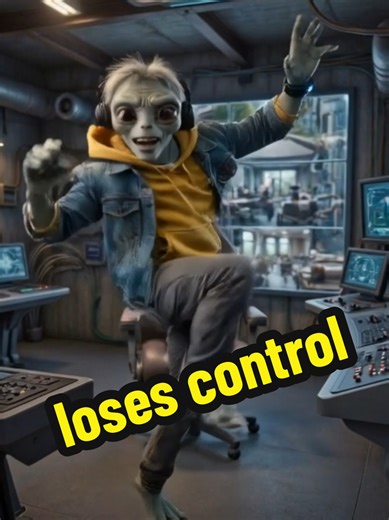 POV: An alien studying humans… but suddenly loses control 😂👽 Zazoo monitoring Earth from his camera room… and then this happens 💃🛸 Hashtags: #Zazoo #AlienPOV #Funny #WeirdDance #FYP #ForYou #Viral #AICharacter