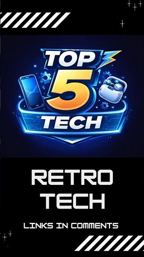 Top 5 Retro Tech that you can still get! #retrogaming #retro #retrotech #top5tech #top5
