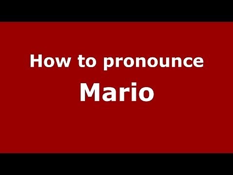 How to pronounce Mario (French) - PronounceNames.com