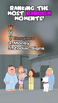 Ranking Top 5 Most Random Moments! #familyguy