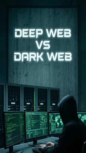 Deep Web vs Dark Web -- Stop Getting Them Confused! 🛑 #shorts