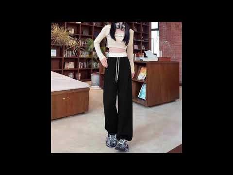 Wide Leg Scissors Pants