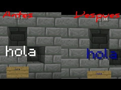 Como poner textos de color en minecraft