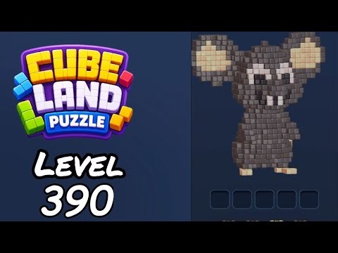Cube Land Puzzle Level 390 Walkthrough