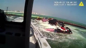 DRAMATIC RESCUE: Body cam video captured the moment the Okaloosa County Sheriff's Office Marine Unit rescued nine people from a sinking boat outside Destin's East Pass on Friday. Great job first responders! 👏 https://bit.ly/36vTiJS (Video courtesy OCSO) | WEAR ABC 3 News, Pensacola