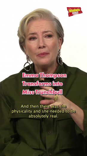 Emma Thompson spoke with us about how she transformed in Miss Trunchbull for the @matildamusicalofficial film! #matilda #revoltingchildren #musicaltheatre