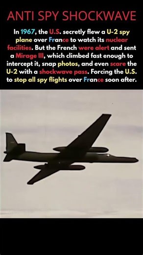 How a mirage III managed to intercept and scare a U-2 #facts #aviation #military #history
