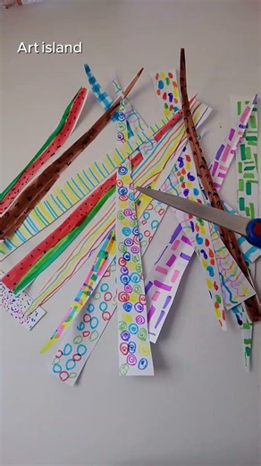 Try this with your bestie⭐️/ART ISLAND/easy idea's✨ #diy #papercraft #bracelets #shorts #handmade