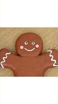 DIY stacked gingerbread men decor