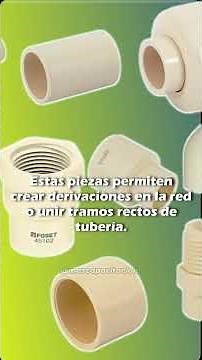 Most common connections for a CPVC pipe