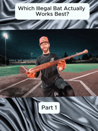 Which Illegal Baseball Bat Actually Works Best? A Performance Test