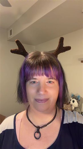 Rrrgh. Love these little antlers. Pattern by @Crafty Intentions #pagan #crochet #marketprep #witch