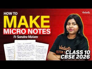 How to make micro notes ft Sandra Ma'am | Class 10 | CBSE 2026