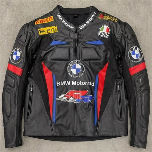 Leather Jacket Men, Motorcycle Jacket, Biker Jacket, Racing Jacket, BMW Leather Jacket Style, Streetwear Style, Gift for Him, Gift for Her - Etsy
