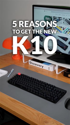 1.2K views | No more excuses. Here are 5 reasons to get the new K10 QMK and level up your typing game today. #KeychronK10 #Keychron #CustomKeyboard #MechanicalKeyboard #WirelessKeyboard #Keyboard #TechUnboxing | Keychron | Facebook