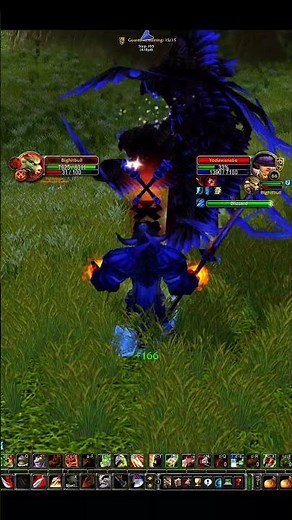 WoW Classic TBC Warrior World PvP - 1v1 Warrior vs Mage #worldofwarcraft #mmorpg #pvp