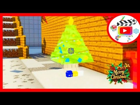 Minecraft Game Cartoon - YouTube #248 - How to Decorate a Christmas Tree