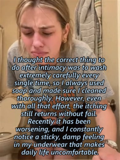 According to my doctor friend, over-cleansing with soap disturbed my pH balance and microbiome. I didn’t expect that to happen. Now I deal with ongoing discomfort, and the itching and odor continue to get worse over time.#IntimateHealth #FeminineCare #pHBalance #WomensHealth #SelfCare #womenswellness #femininecaretips #phbalancematters #periodproblems #cleanbeauty #odorcontrol