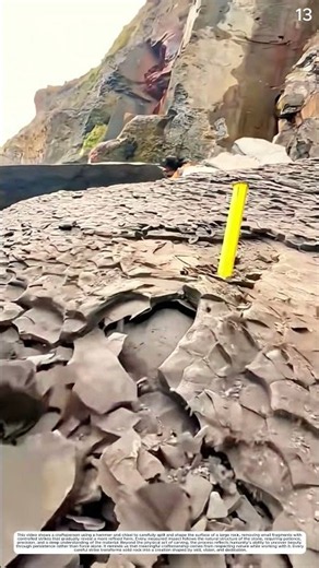 Rock Splitting: How a Hammer and Chisel Separate Layered Stone
