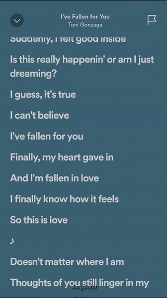 I've Fallen For You - Toni Gonzaga | Song Lyrics and Cover Videos