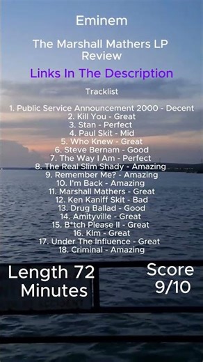 Eminem - The Marshall Mathers LP Review