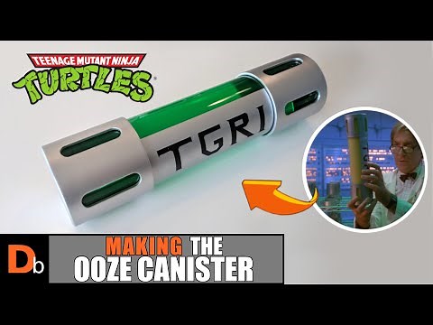 Mutagen Ooze Canister prop replica from 1990's TEENAGE MUTANT NINJA TURTLES
