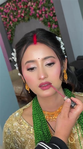 Stunning Reception Bride Makeup and Hairstyle Ideas