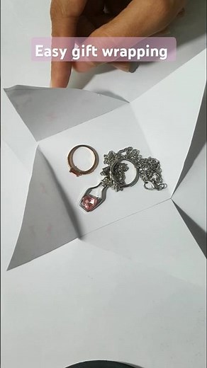 Easy way to pack small gifts without box | valentines day craft | gift packing ideas