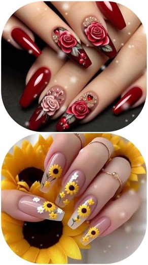 rose gril🌹🌹 vs sunflower gril🌻🌻 choice comment mention me